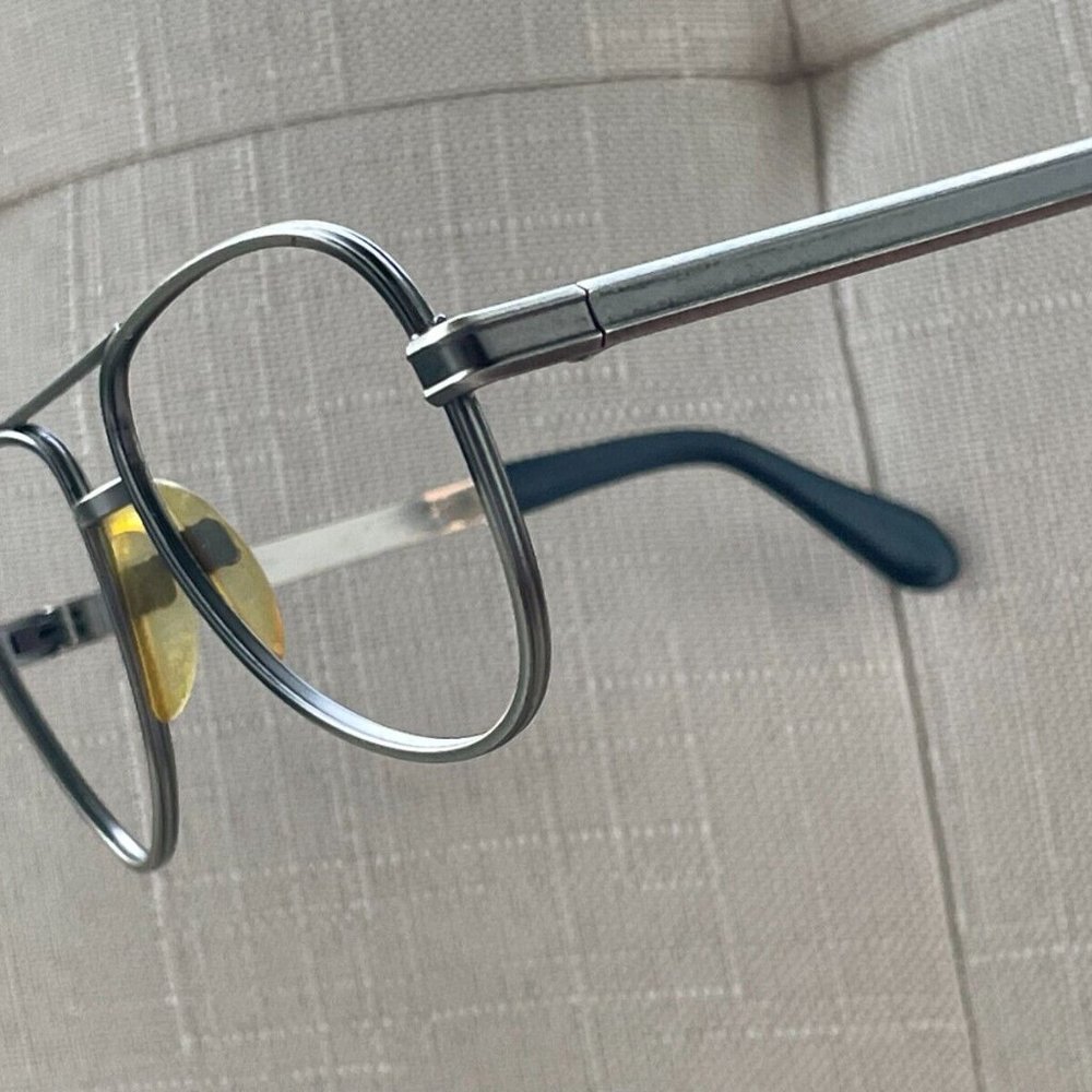 Vintage Universal Men Eyeglasses Frame 10 K.R.P.G Black Tone Glasses - Picture 3 of 11
